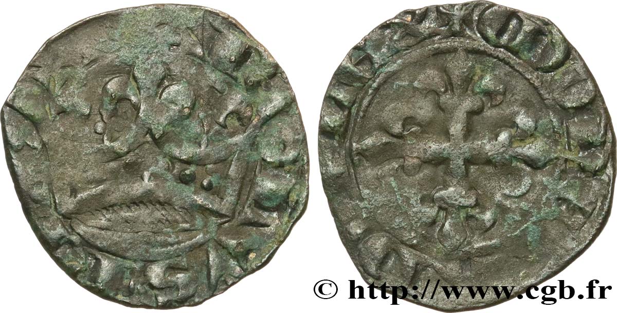 CHARLES IV LE BEL Double parisis n.d. s.l. TB
