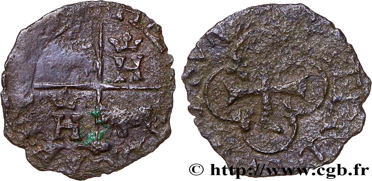 HENRY IV Vaquette de Béarn, 2e type n.d. Morlaàs BC