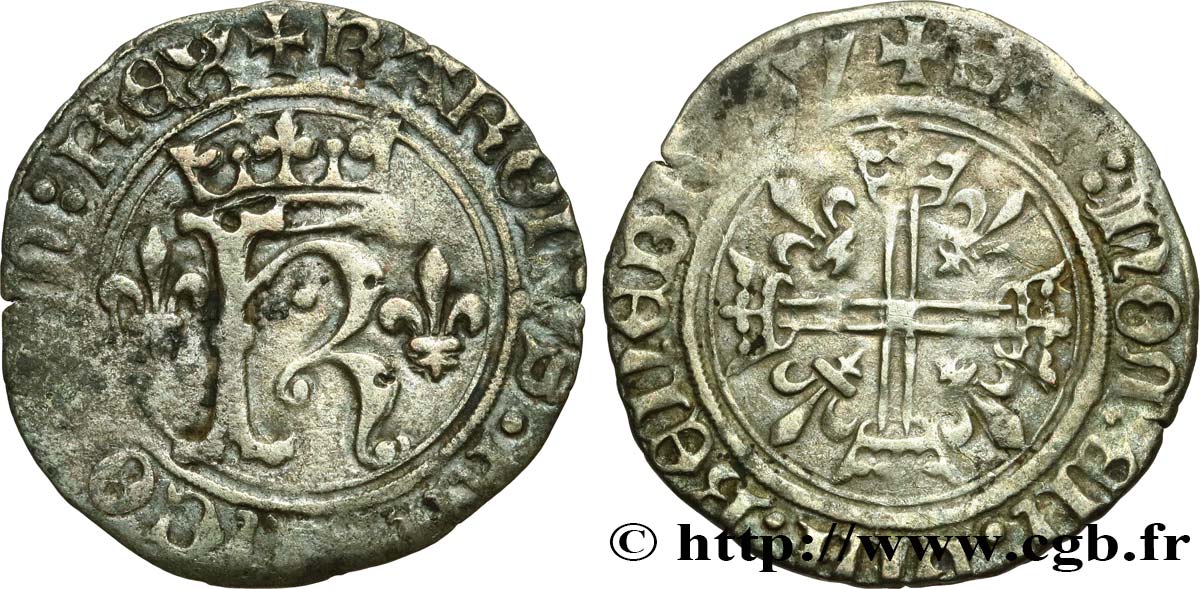 CHARLES VIII Karolus n.d. Tours TB+