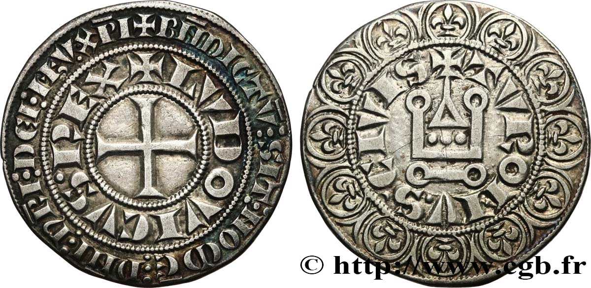 LUIGI IX  SAINT LOUIS  Gros tournois après 1266  BB