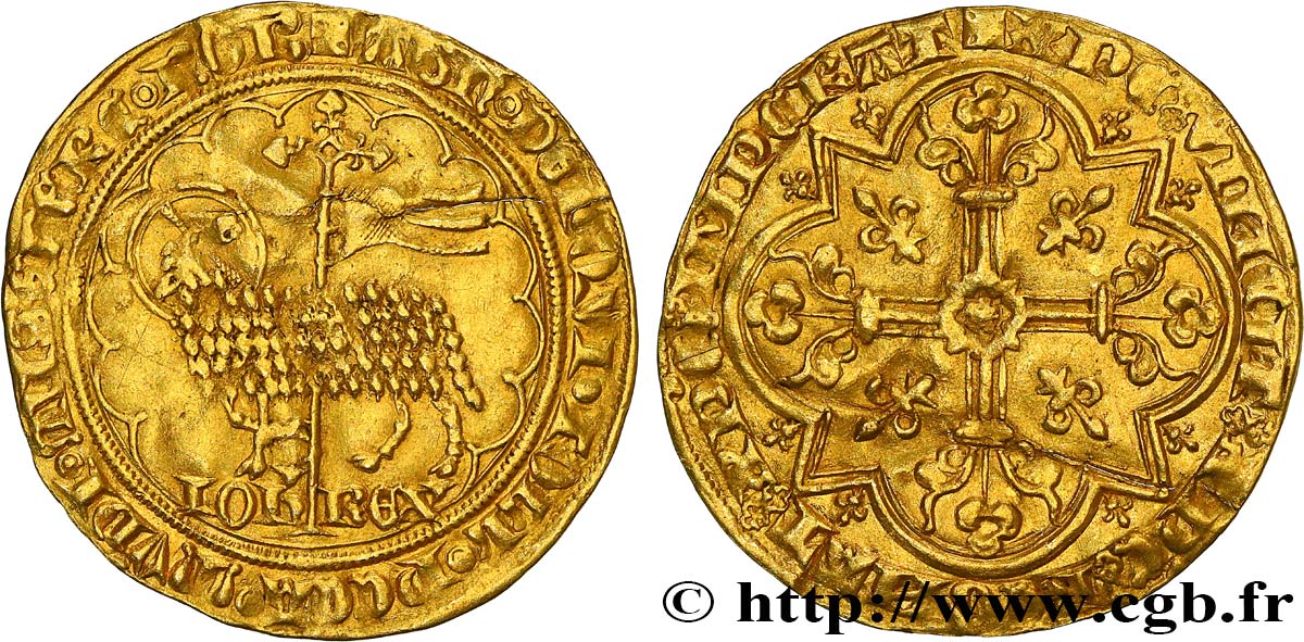 GIOVANNI II  THE GOOD  Mouton d or n.d.  q.SPL