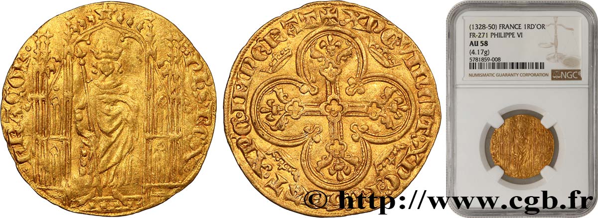FILIPPO VI OF VALOIS Royal d or n.d.  SPL58
