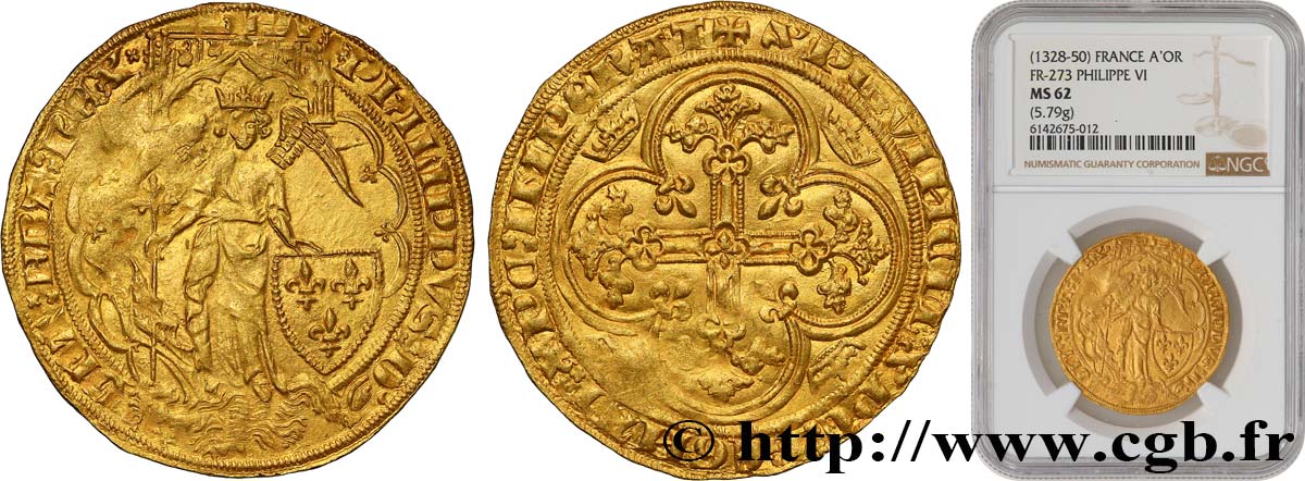 FILIPPO VI OF VALOIS Ange d or 26/06/1342  SPL62