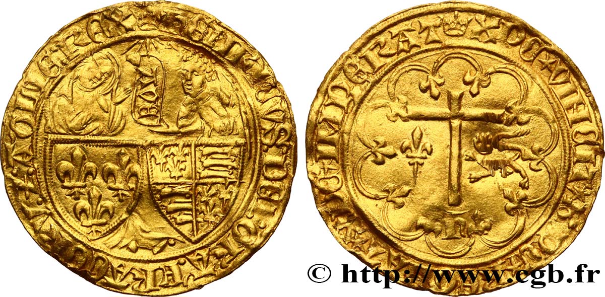 HENRY VI OF LANCASTER Salut d or 06/09/1423 Paris fVZ