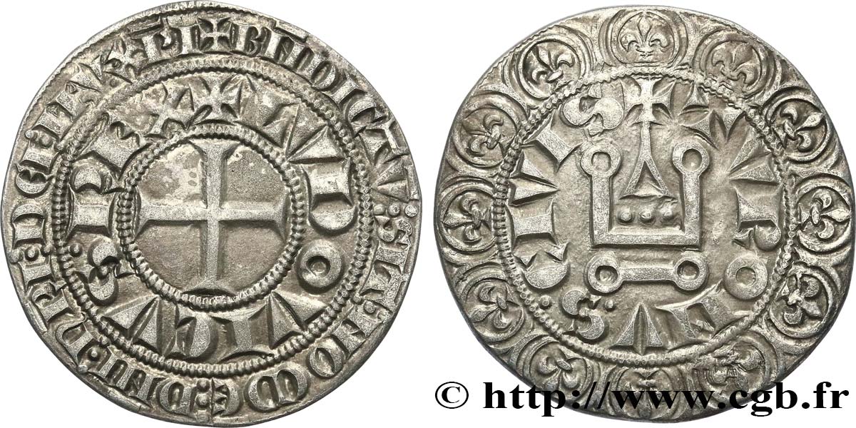 LOUIS IX DIT  SAINT LOUIS  Gros tournois après 1266  TTB