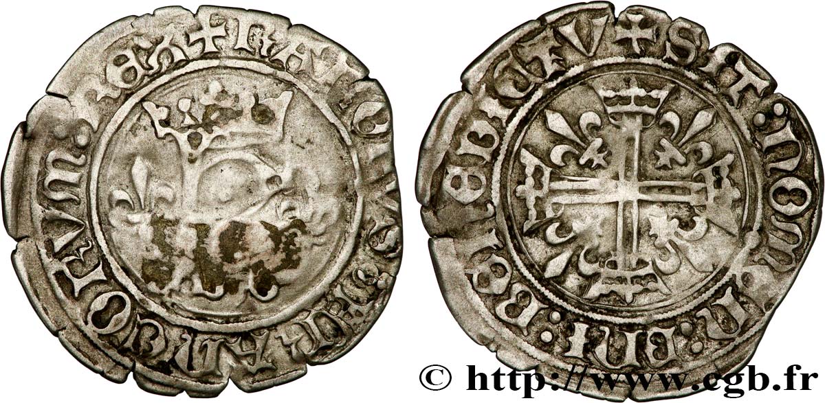 CHARLES VIII Karolus n.d. Tours TTB