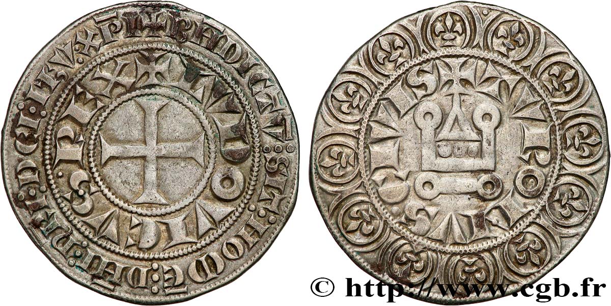 LOUIS IX DIT  SAINT LOUIS  Gros tournois n.d. s.l. TTB
