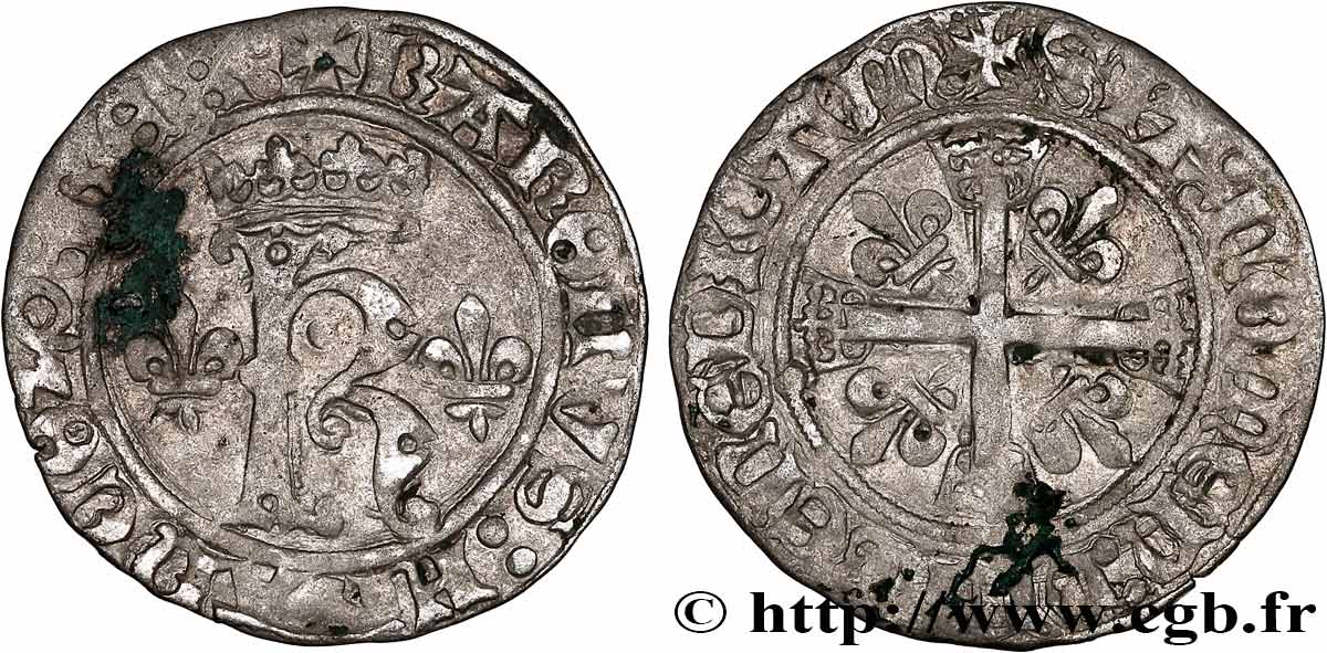 CHARLES VIII Karolus n.d. Rouen TTB