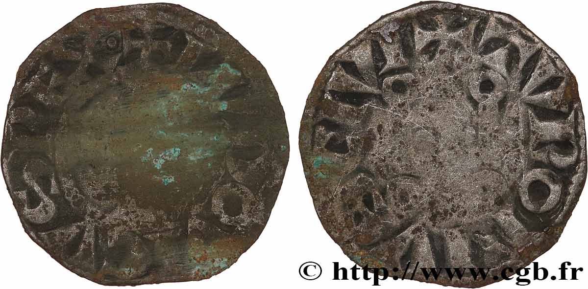 LUIGI VIII  THE LION  E LUIGI IX  SAINT LOUIS  Denier tournois c.1223-1245  q.MB