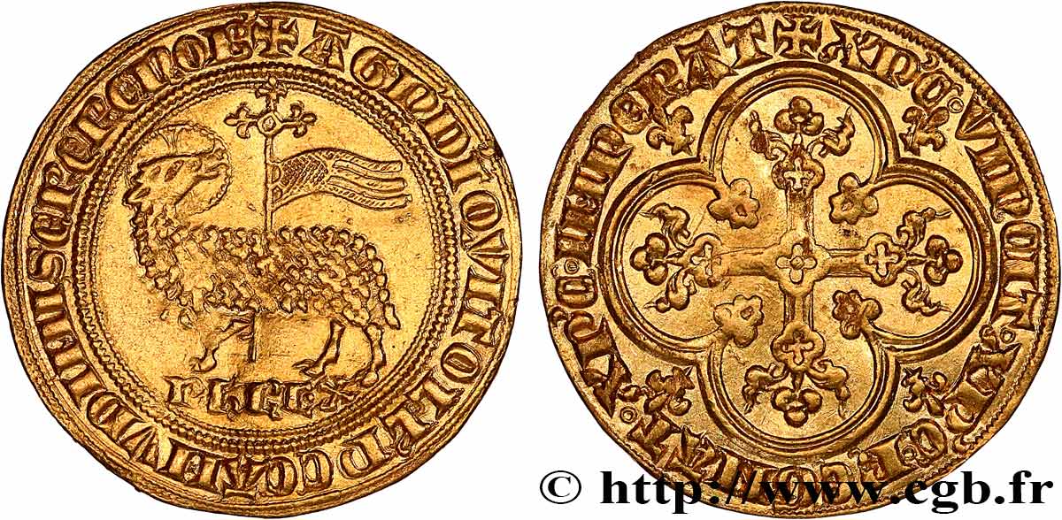 PHILIPPE IV LE BEL Agnel d’or n.d.  SUP
