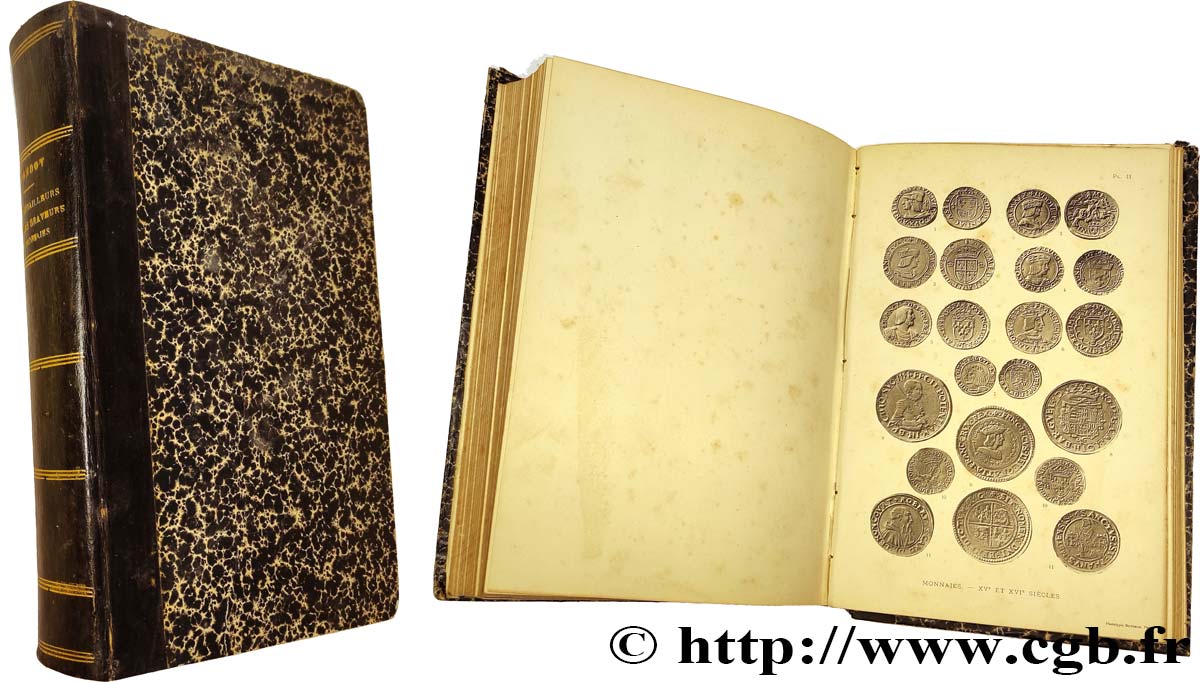 LIBRI Rondot (Natalis), “Les médailleurs et les graveurs de monnaies jetons et médailles en France”, Paris, MDCCCCIV (1904) n.d.  q.SPL
