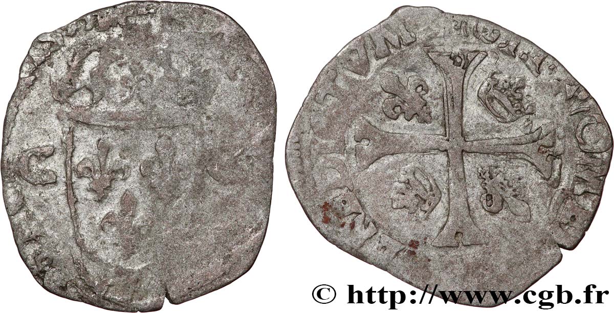 CHARLES IX Douzain aux deux C, 2e type n.d. s.l. B