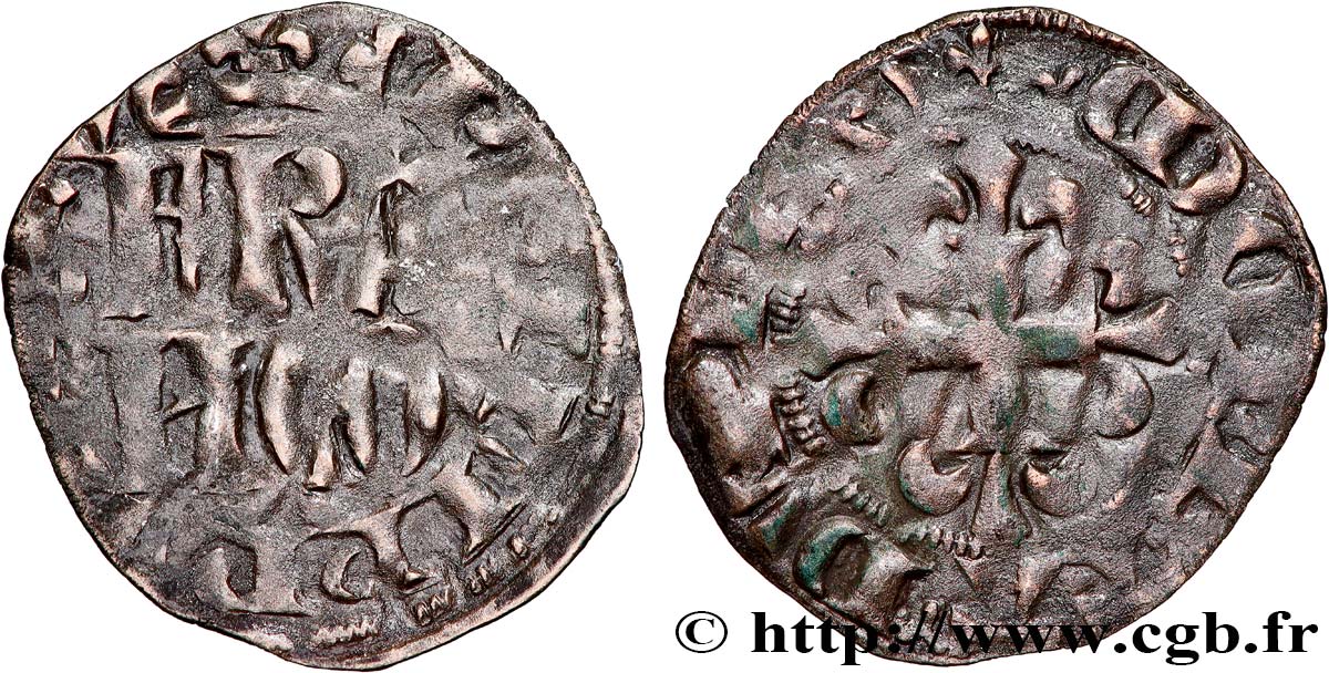 PHILIPPE VI DE VALOIS Double parisis, 3e type n.d. Paris TB+