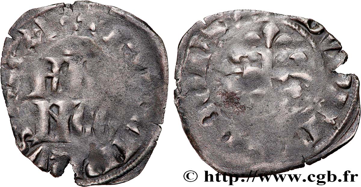 PHILIPPE VI DE VALOIS Double parisis, 3e type n.d. Paris TB