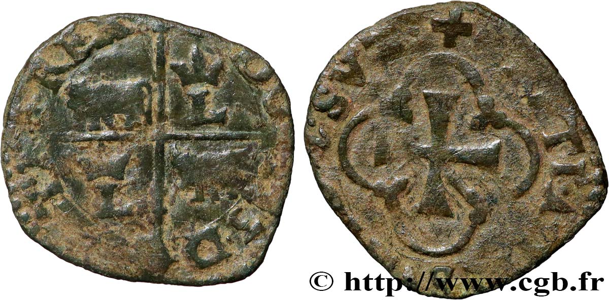 LOUIS XIII LE JUSTE Vaquette du Béarn n.d. Morlaàs TB+