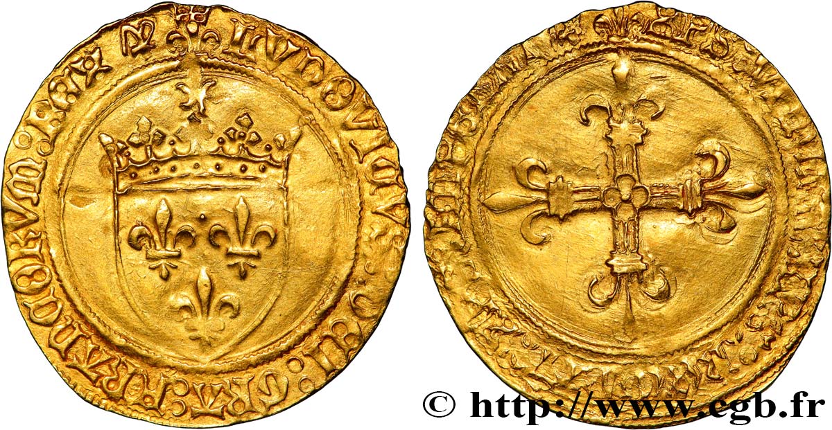 LOUIS XII LE PÈRE DU PEUPLE Écu d or au soleil n.d. Montpellier TTB+/TTB