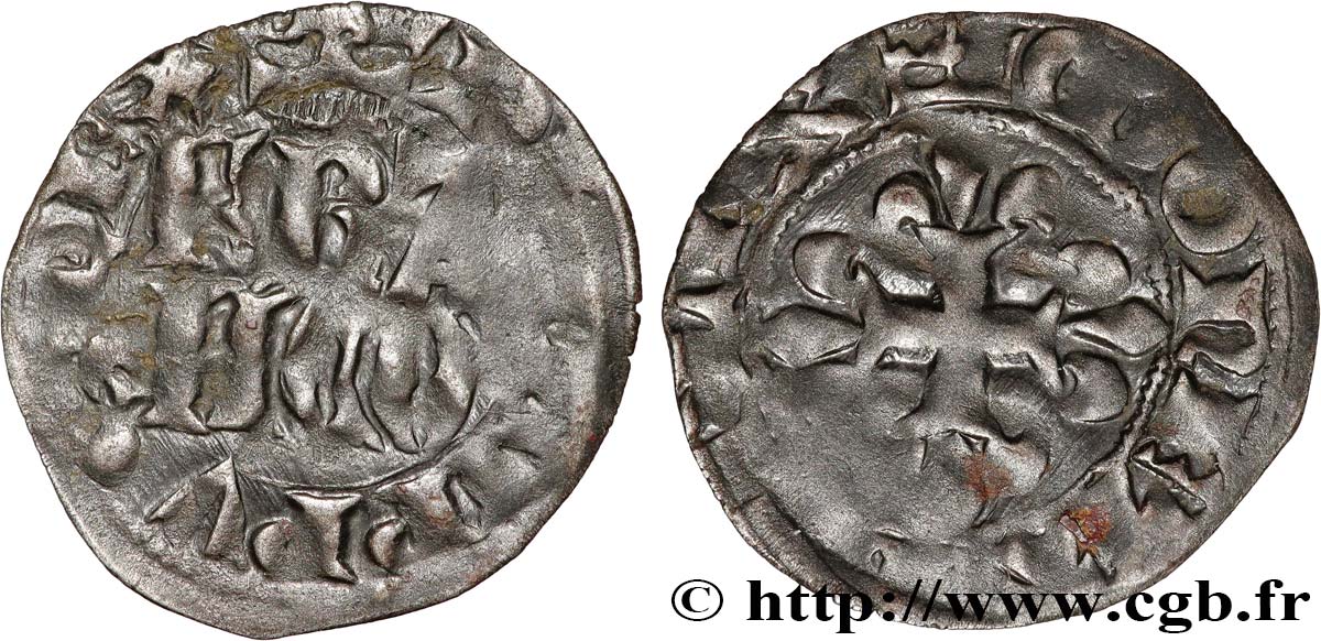 PHILIPPE VI DE VALOIS Double parisis, 3e type n.d. Paris TB+