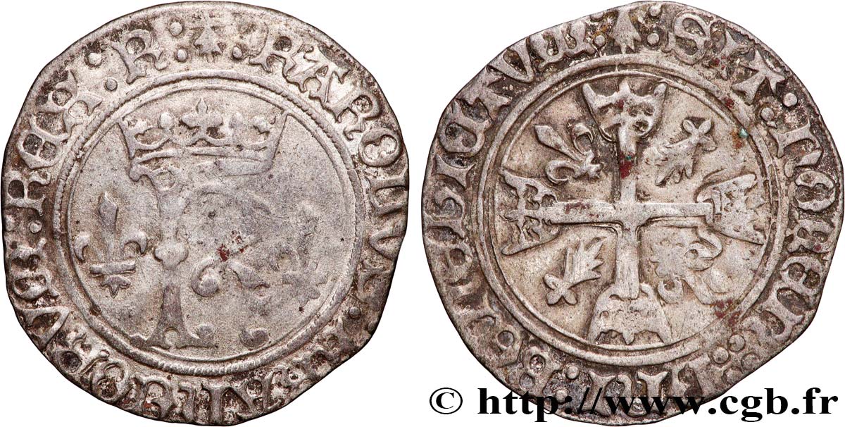 CHARLES VIII Karolus de Bretagne n.d. Rennes TB+