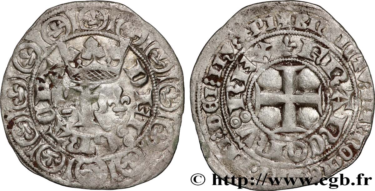 CHARLES V  THE WISE  Blanc au K 20/04/1365  q.SPL