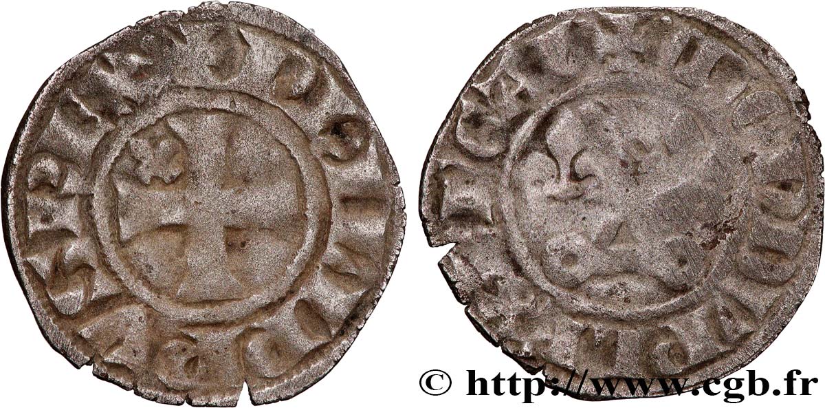 PHILIPPE IV LE BEL Double tournois n.d. s.l. TB+