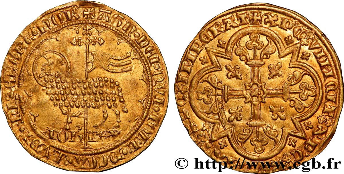 JOHANN II  THE GOOD  Mouton d or n.d. s.l. fVZ/VZ