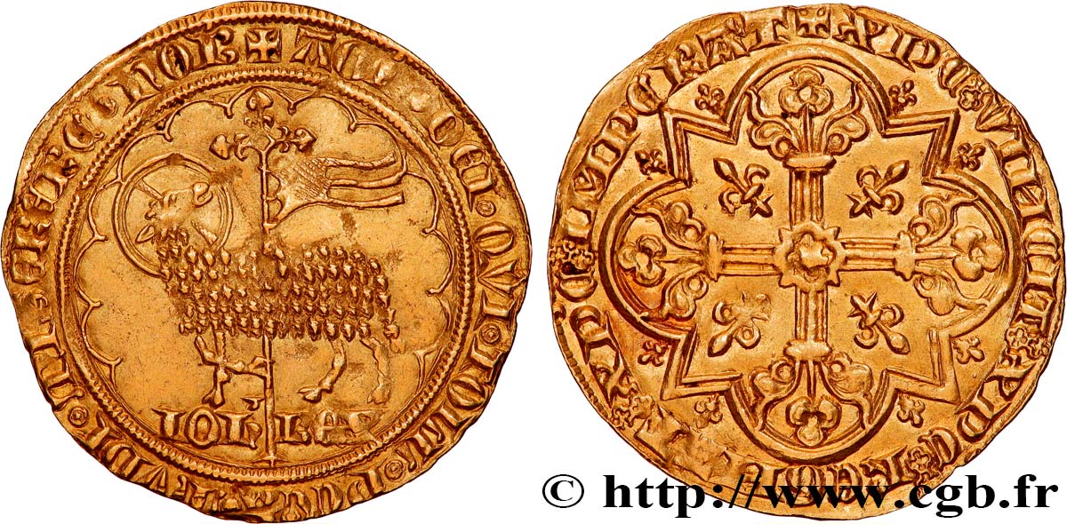 GIOVANNI II  THE GOOD  Mouton d or n.d. s.l. SPL