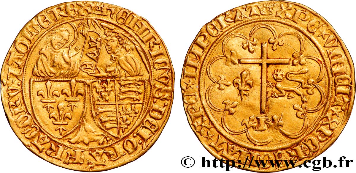 HENRY VI OF LANCASTER Salut d or n.d. Paris VZ