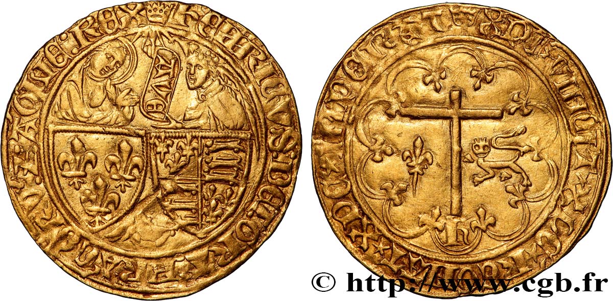 HENRY VI OF LANCASTER Salut d or n.d. Paris AU