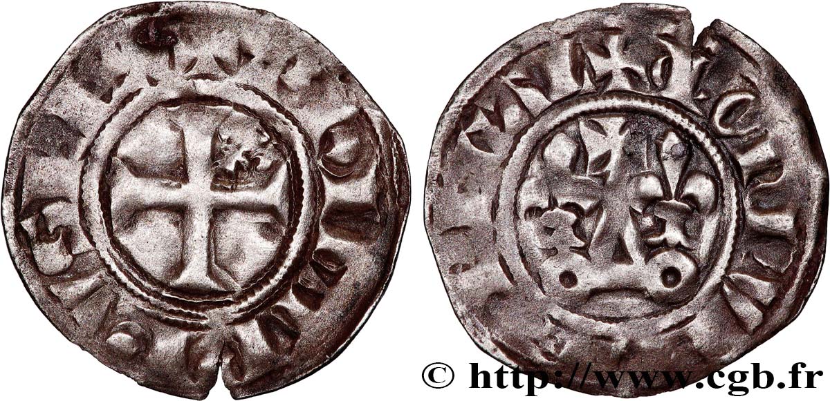 PHILIPP IV  THE FAIR  Double tournois n.d. s.l. fSS/SS