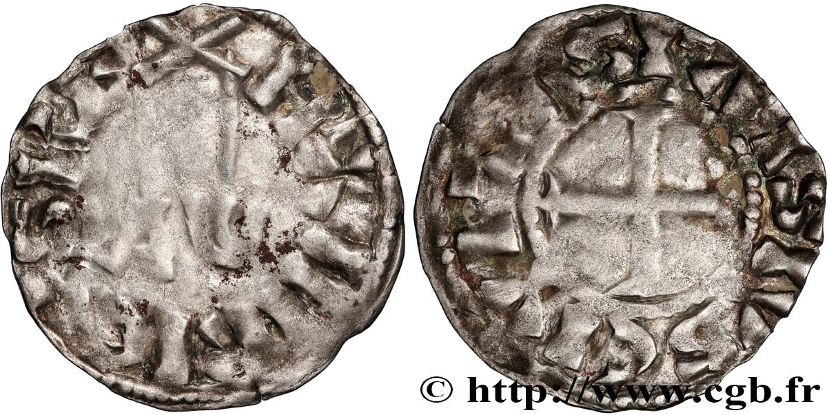 HENRY I Denier parisis, 1er type n.d. Paris XF