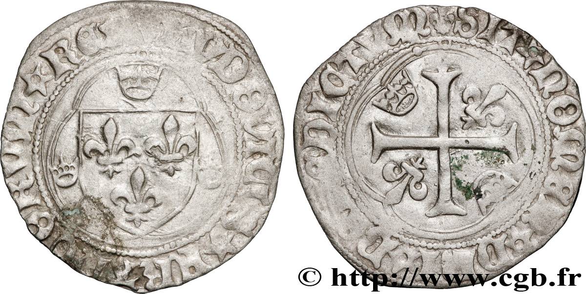 LOUIS XII  Douzain ou grand blanc à la couronne n.d. Châlons-en-Champagne XF/AU