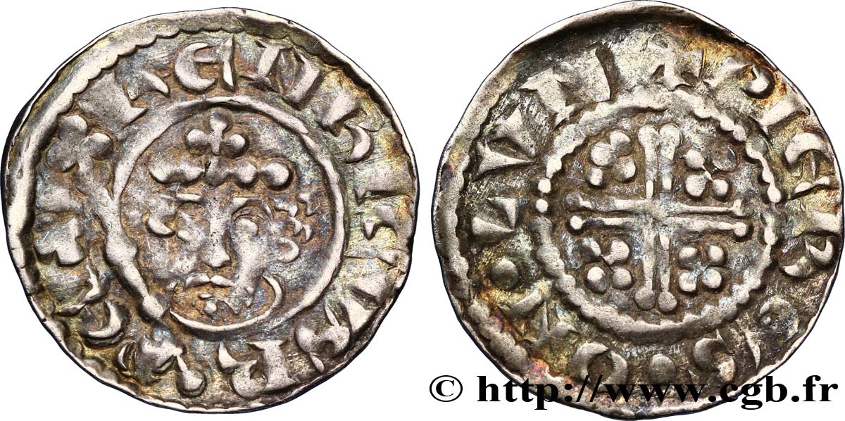 ANGLETERRE - ROYAUME D ANGLETERRE - HENRY III PLANTAGENÊT Penny dit “short cross” n.d. Londres BC+