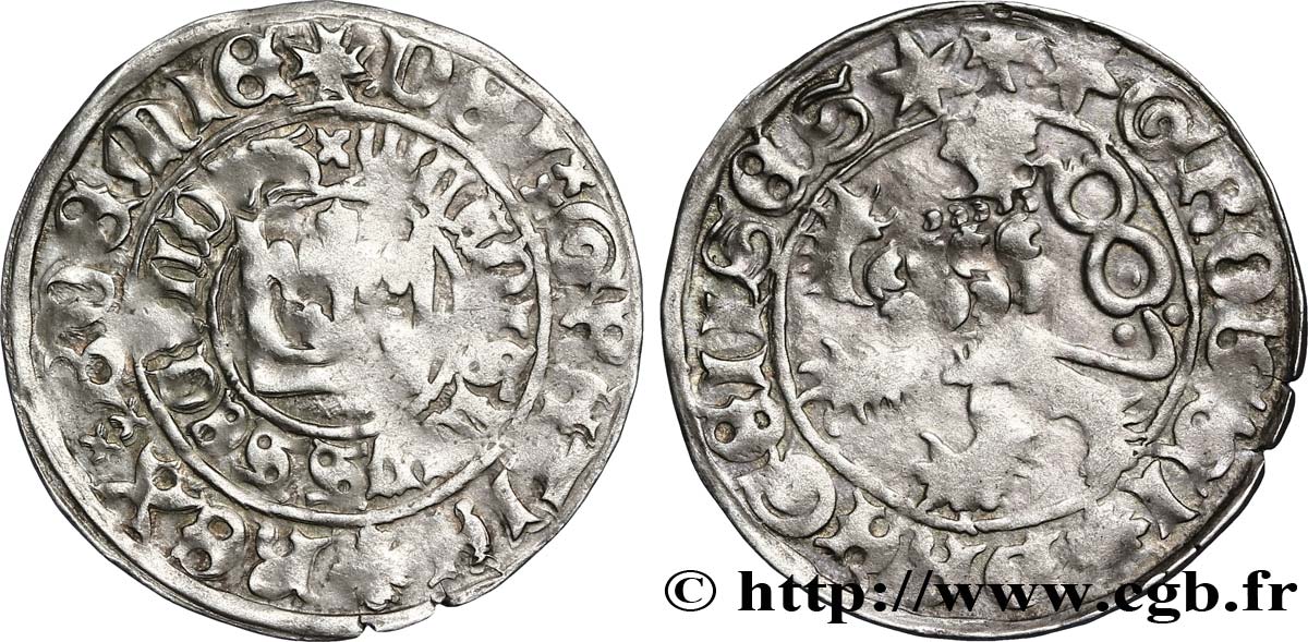 KINGDOM OF BOHEMIA - VLADISLAUS II Gros de Prague n.d. Prague VF