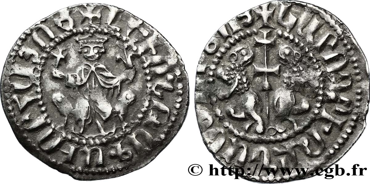 CILICIA - KINGDOM OF ARMENIA - LEO I King of Armenia Tram d argent n.d. Sis XF
