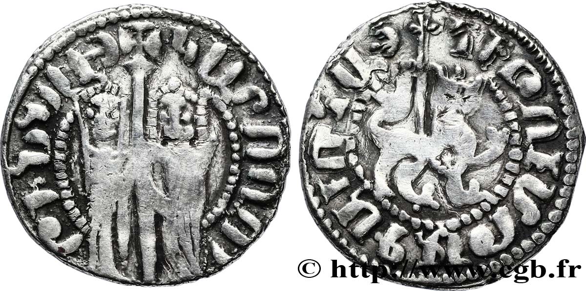 CILICIA - KINGDOM OF ARMENIA - HETHUM and ISABELLA Tram d’argent n.d. Atelier indéterminé XF