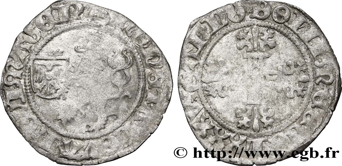 NETHERLANDS - UNITED PROVINCES 1/2 Stuiver 1485 Nimègue VF