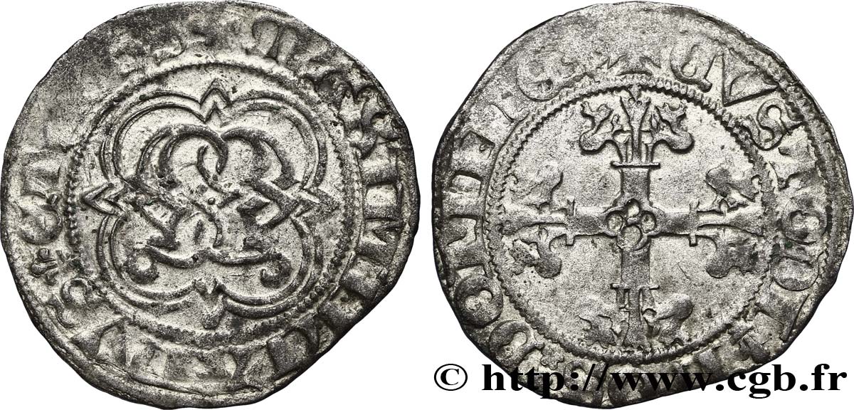 SPANISH NETHERLANDS - COUNTY OF FLANDERS - PHILIP THE HANDSOME OR THE FAIR Gros de billon au M oncial n.d. Bruges XF