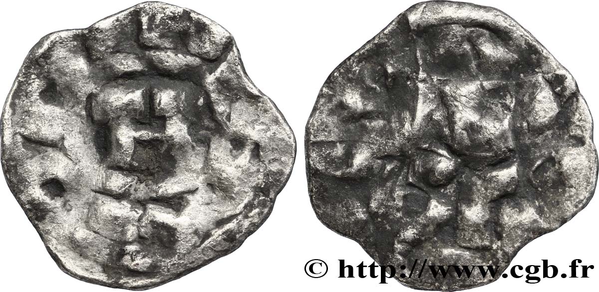 ITALY - HENRI III, IV OR V OF FRANCONIA Denier n.d. Lucques VG