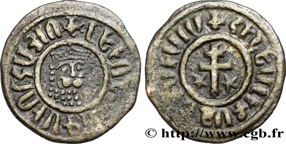 CILICIA - KINGDOM OF ARMENIA - LEO I King of Armenia Tank ou obole n.d. Sis XF